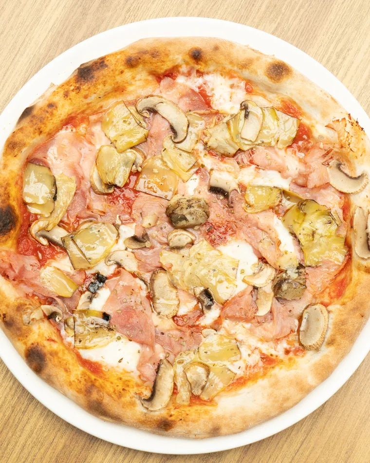 Pizza served at Ombra Modern Tavern Italian restaurant in Bangkok